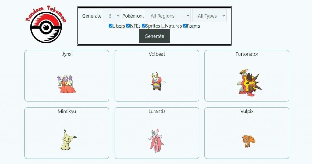 munching Gå vandreture frill Random Pokemon Generator Online Tool 2023 Updated
