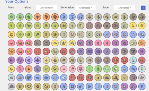 pokemon team builder features and filters